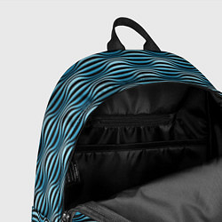 Рюкзак Объёмные полосы - оптическая иллюзия, цвет: 3D-принт — фото 2
