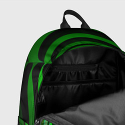 Рюкзак Зелёный туннель - оптическая иллюзия, цвет: 3D-принт — фото 2