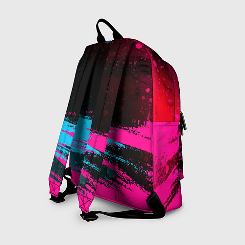 Рюкзак Black Sabbath - neon gradient: символ сверху / 3D-принт – фото 2