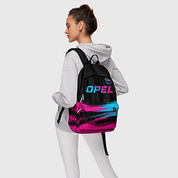 Рюкзак Opel - neon gradient: символ сверху, цвет: 3D-принт — фото 2