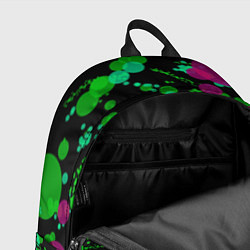 Рюкзак Токсичные пузыри, цвет: 3D-принт — фото 2