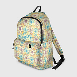 Рюкзак Цветы и спираль, цвет: 3D-принт
