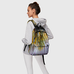 Рюкзак Красочные абстрактные волны и линии, цвет: 3D-принт — фото 2