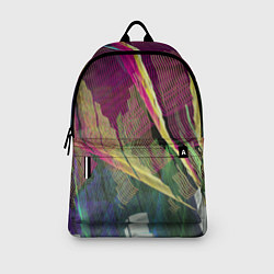 Рюкзак Неоновые волнообразные линии, цвет: 3D-принт — фото 2