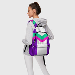 Рюкзак Always in sports сиреневый, цвет: 3D-принт — фото 2