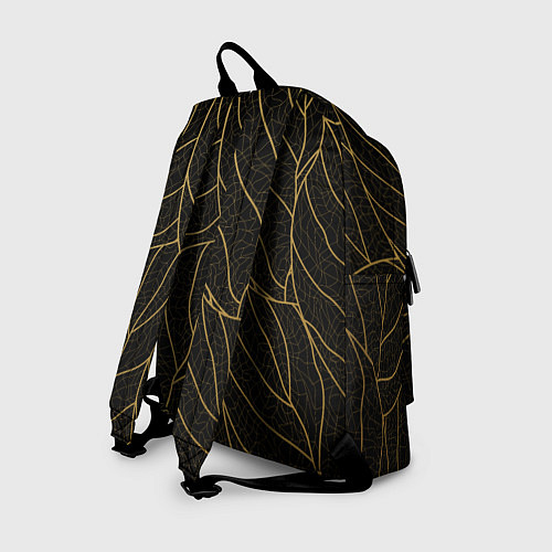Рюкзак Золотые листья градиент / 3D-принт – фото 2