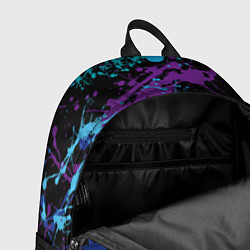 Рюкзак Лучший массажист - брызги красок, цвет: 3D-принт — фото 2