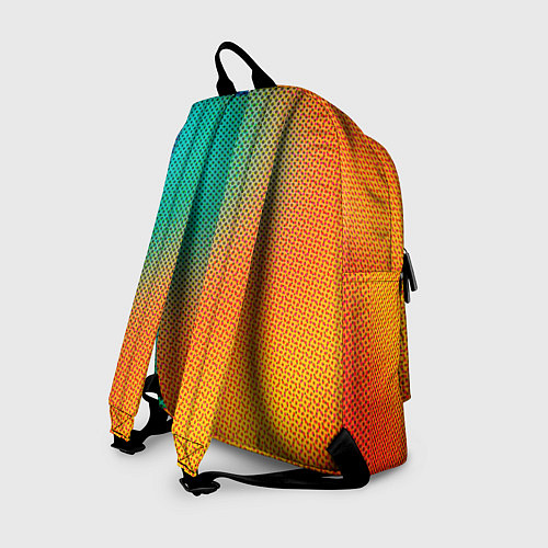 Рюкзак Полутоновый градиент - текстура / 3D-принт – фото 2