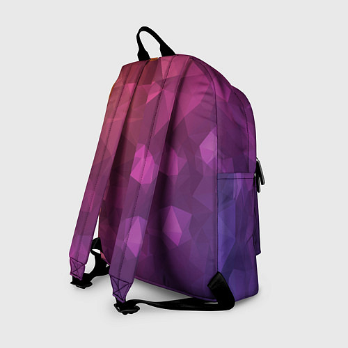 Рюкзак Разноцветные полигоны / 3D-принт – фото 2
