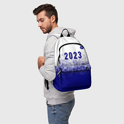 Рюкзак 2023 Кролик рисованный: символ сверху на светлом, цвет: 3D-принт — фото 2