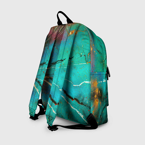 Рюкзак Светло-зелёный туман, краски и тени / 3D-принт – фото 2