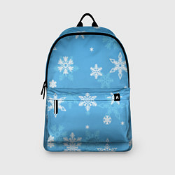 Рюкзак Голубой снегопад, цвет: 3D-принт — фото 2