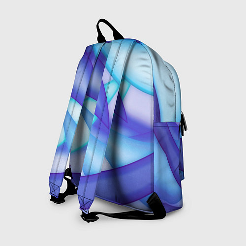 Рюкзак Синие разводы / 3D-принт – фото 2