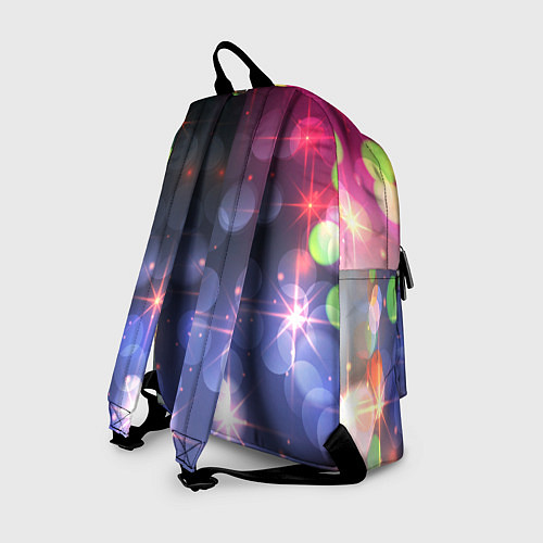Рюкзак Поп арт неоновые звезды космического неба / 3D-принт – фото 2