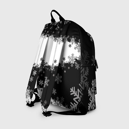 Рюкзак Сноуборд черно-белый / 3D-принт – фото 2