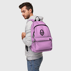 Рюкзак Замочек к ключику розовый, цвет: 3D-принт — фото 2