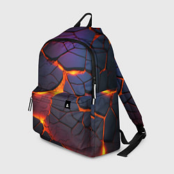 Рюкзак Неоновая лава - течение, цвет: 3D-принт