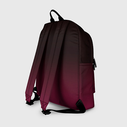 Рюкзак Темно-малиновый градиент / 3D-принт – фото 2