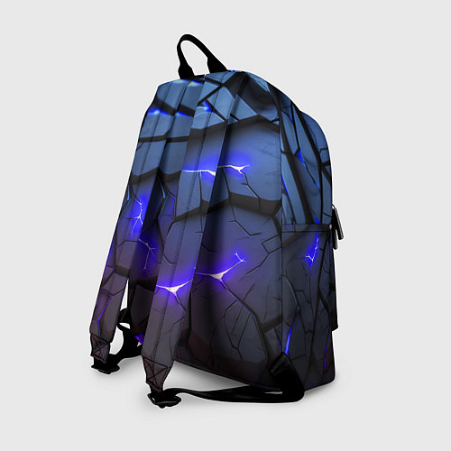 Рюкзак Светящаяся синяя лава / 3D-принт – фото 2