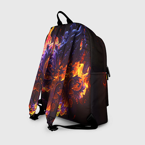 Рюкзак Текстура огня / 3D-принт – фото 2