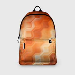 Рюкзак Золотисто-оранжевый туманный паттерн, цвет: 3D-принт — фото 2