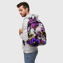 Рюкзак Красивые анютины глазки, цвет: 3D-принт — фото 2