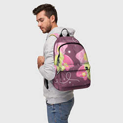 Рюкзак Звезды в цветах лайн, цвет: 3D-принт — фото 2