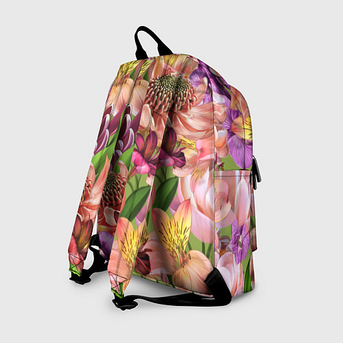 Рюкзак Райские цветы / 3D-принт – фото 2