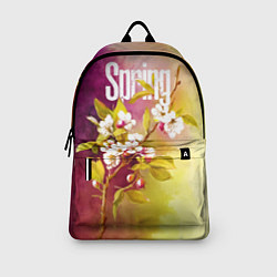 Рюкзак Ветка цветущей яблони акварель, цвет: 3D-принт — фото 2