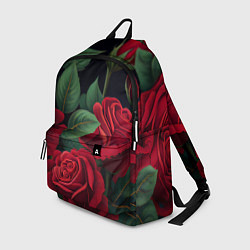 Рюкзак Много красных роз