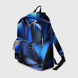 Рюкзак Polygon blue abstract, цвет: 3D-принт
