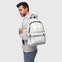 Рюкзак Паттерн с листьями, цвет: 3D-принт — фото 2