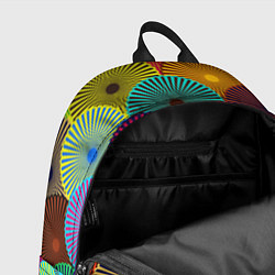 Рюкзак Multicolored circles, цвет: 3D-принт — фото 2