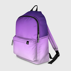 Рюкзак Фиолетово-сиреневый градиент, цвет: 3D-принт