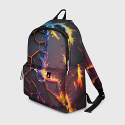 Рюкзак Подорванные неоновые плиты, цвет: 3D-принт