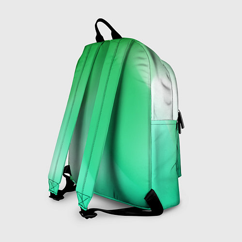 Рюкзак Градиент зеленый / 3D-принт – фото 2