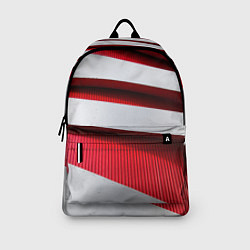 Рюкзак Два слоя металла - красный и белый, цвет: 3D-принт — фото 2