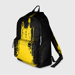 Рюкзак Фонтан бурлящей желтой краски, цвет: 3D-принт