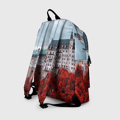 Рюкзак Замок в горах и красный лес / 3D-принт – фото 2