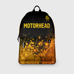 Рюкзак Motorhead - gold gradient: символ сверху, цвет: 3D-принт — фото 2