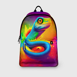 Рюкзак Змейка в красках, цвет: 3D-принт — фото 2
