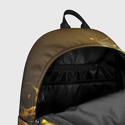 Рюкзак Золотые волны, цвет: 3D-принт — фото 2