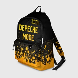 Рюкзак Depeche Mode - gold gradient: символ сверху, цвет: 3D-принт
