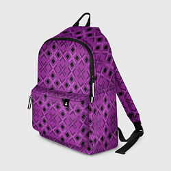 Рюкзак Геометрический узор в пурпурных и лиловых тонах
