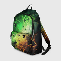 Рюкзак Зеленый взрыв, цвет: 3D-принт
