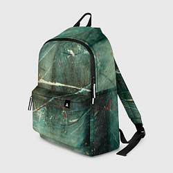 Рюкзак Серо-зелёный стиль, цвет: 3D-принт