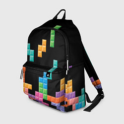 Рюкзак Тетрис падающие блоки, цвет: 3D-принт