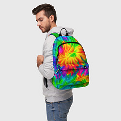Рюкзак Тай-дай кислотные краски, цвет: 3D-принт — фото 2
