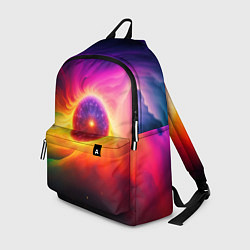 Рюкзак Неоновое солнце, цвет: 3D-принт