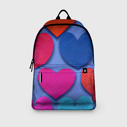 Рюкзак Паттерн сердечки, цвет: 3D-принт — фото 2